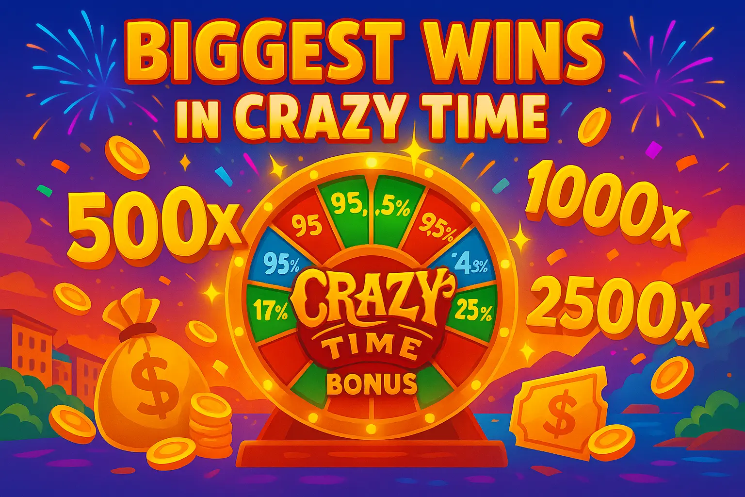 Latest Biggest Wins in Crazy Time